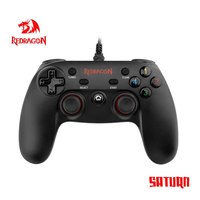 REDRAGON SATURN G807 Gamepad Wired PC Game Controller Joystick Dual Vibration Saturn for Windows PC PS3 Playstation Android