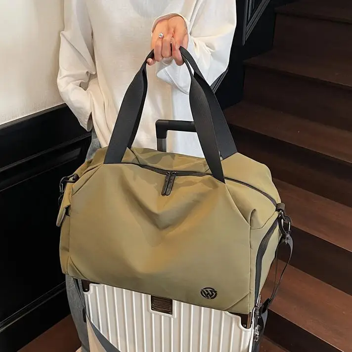 

2025 Waterproof Duffel Bag, Dry-Wet Separation Yoga & Travel Tote, Carry-on Gym Bag with Shoe Compartment
