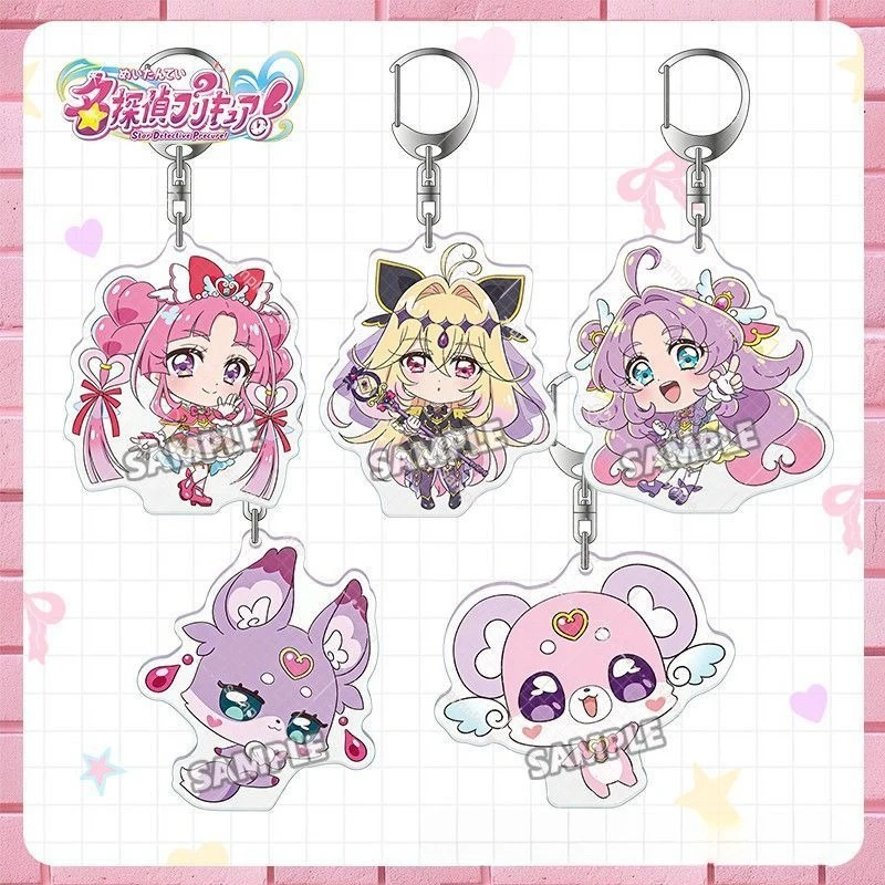 

Hot Star Detective Pretty Cure Akechi Anna Cosplay Anime Keychain Acrylic Pendant Keyring Key Chain Accessory Ornament Props
