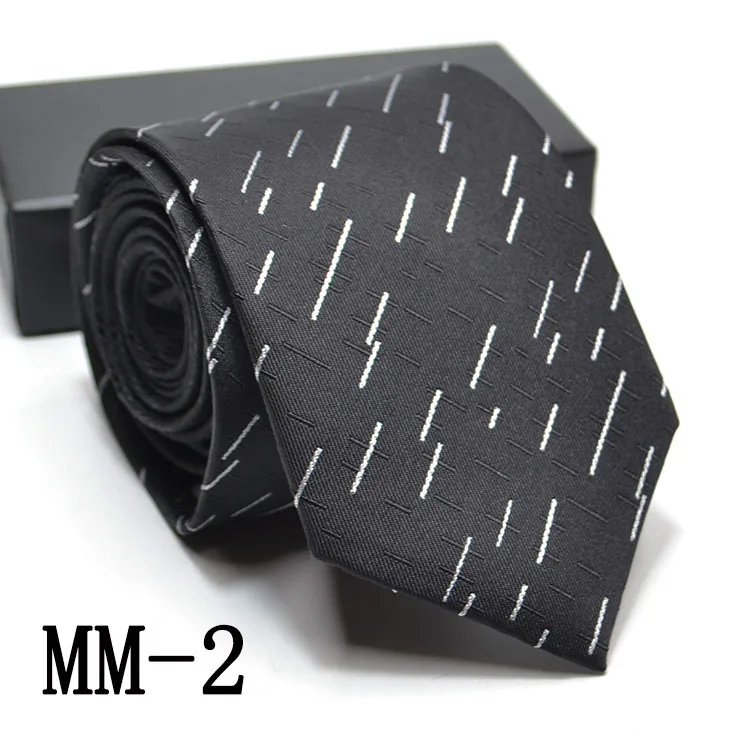 2022 Black Ties for Men Silk Mens Neckties for Wedding Party Business Adult Neck Tie Casual Solid Tie