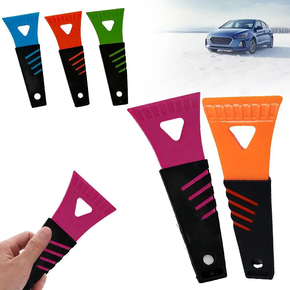 Multifunctional Plastic Car Ice Scraper Snow Shovel Kitchen Grease Removal Scraper Auto Ice Tool Car Snowplow