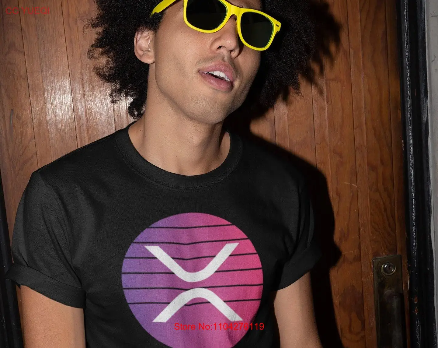 

XRP SunseT T Shirt Modern Crypto Cryptocurrency unisex tee long or short sleeves