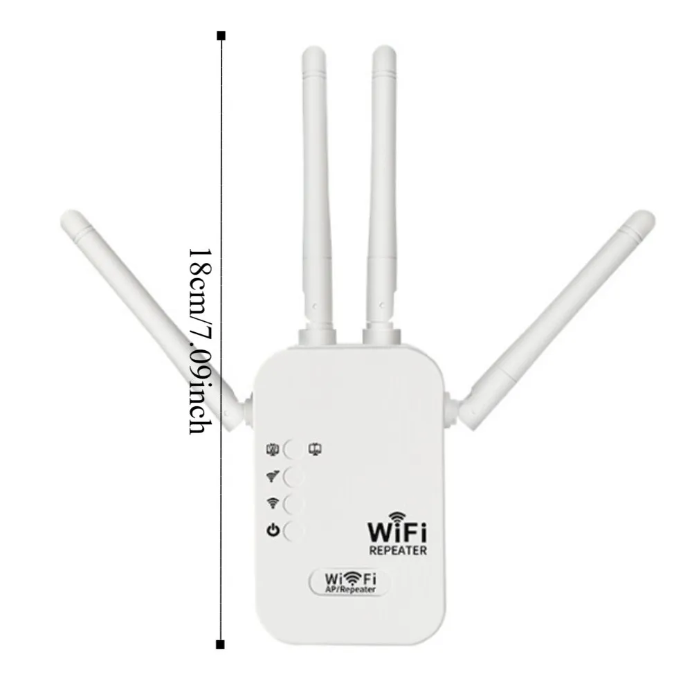 Network Amplifier 300Mbps WiFi Amplifier Router Wireless Wi-Fi Signal Amplifier 802.11n EU WIFI Repeater TV