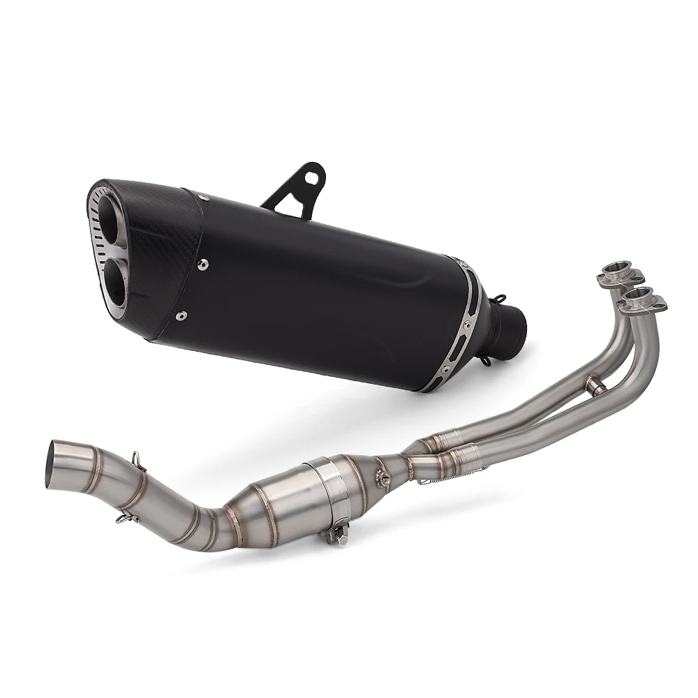 

Full stainless steel Exhaust system Front link Pipe Exhaust muffler Modified Escap moto For Tmax530 Tmax560