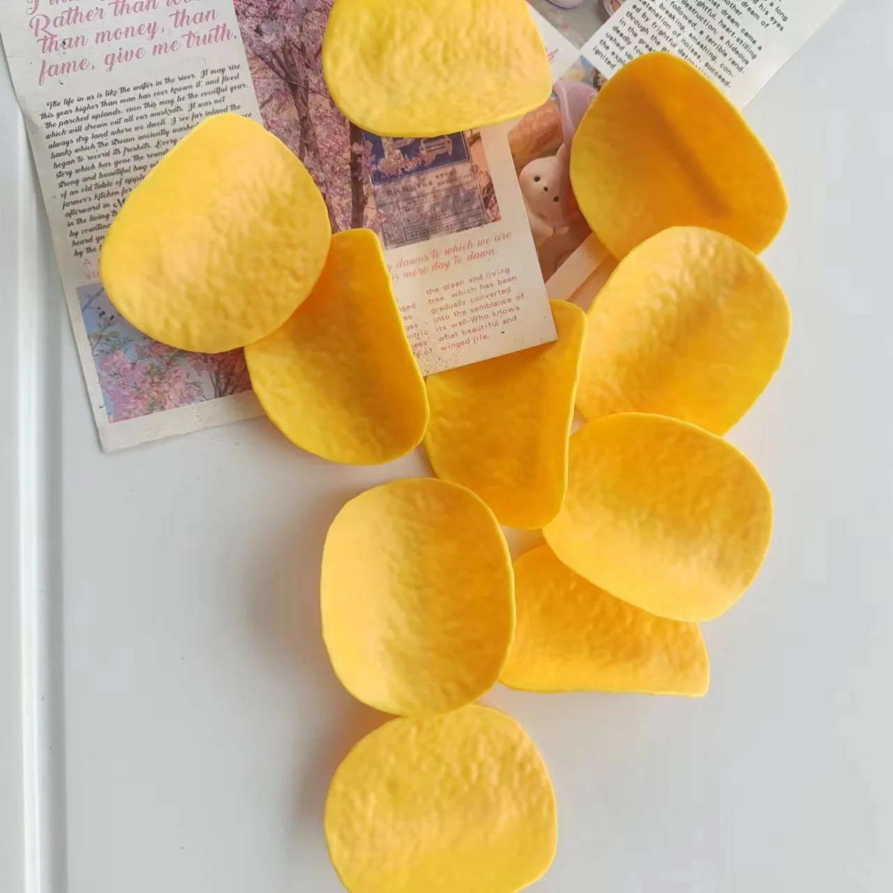 

1-10pcs Funny Simulated Potato Chip Hairpin Hair Clips Cute Creative And Funny Hair Accessories For Students Duck Bill Clip Side