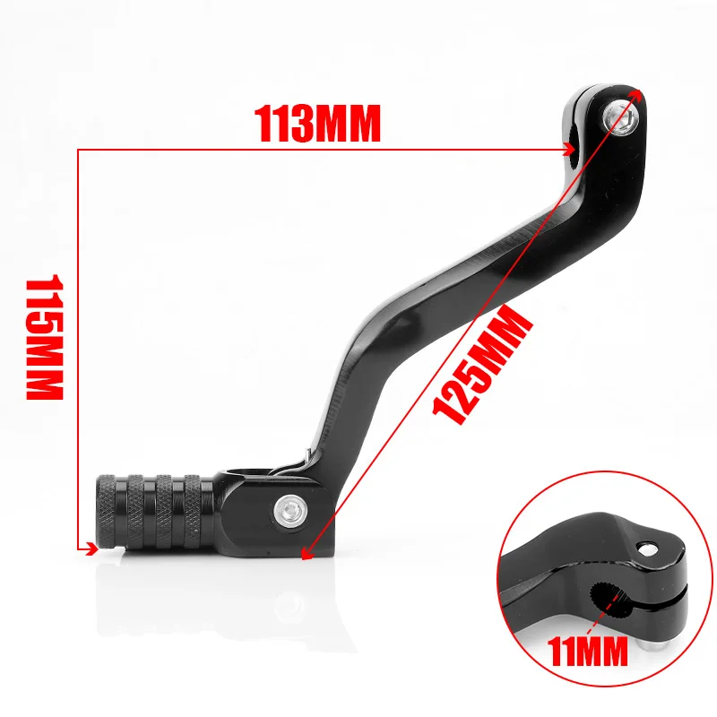 11mm CNC Motorcycle Gear Shift Pedal Lever For CB125 CB250 CRF250R CRF250X CRF450R YZ125 YZ125X YZ250 YZ250X DRZ400S Dirt Bike