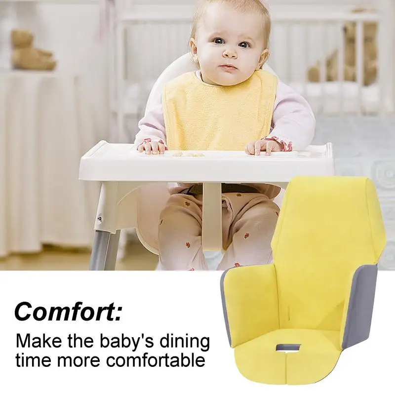 Baby High Chair Pads Oxford Cloth Soft Washable Chair Cushion Foldable High Chair Accessories for High Chair