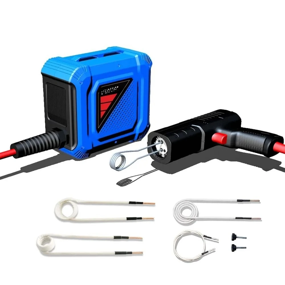 SIHAO Magnetic Induction Heater Kit 1800W Induction Heater Bolt Removal Handheld Nut Buster Tool for Rusty Screw Removing