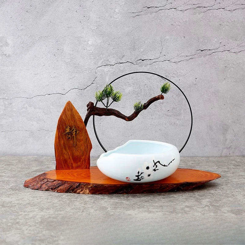 Artistic conception dish decoration cold dish decoration hotel supplies tableware characteristic special-shaped cold dish