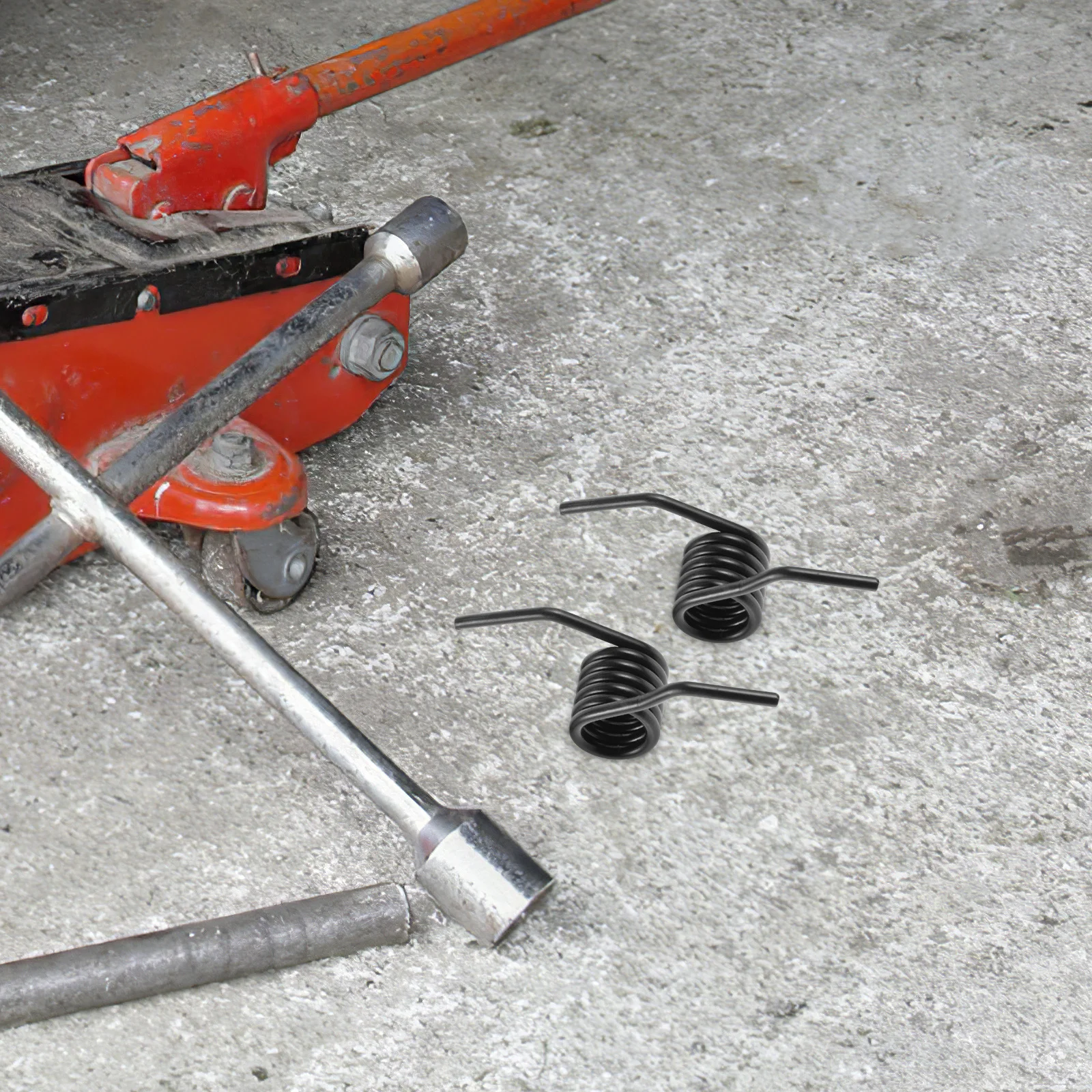 

4Pcs Hydraulic Jack Handle Spring 3-Ton Reinforced Steel Accessory for Horizontal Jack Stability Handle Return Spring