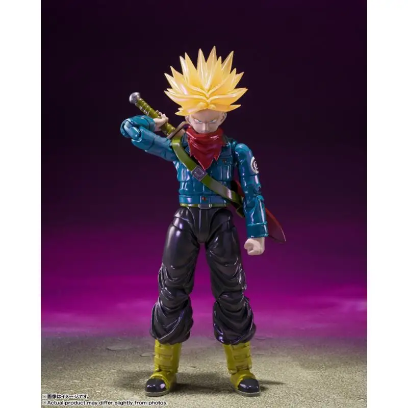 Bandai Dragon Ball S.H. Figuarts Future Trunks SDCC 24 Convention Exclusive Anime Figure Action Model Collectible Toys