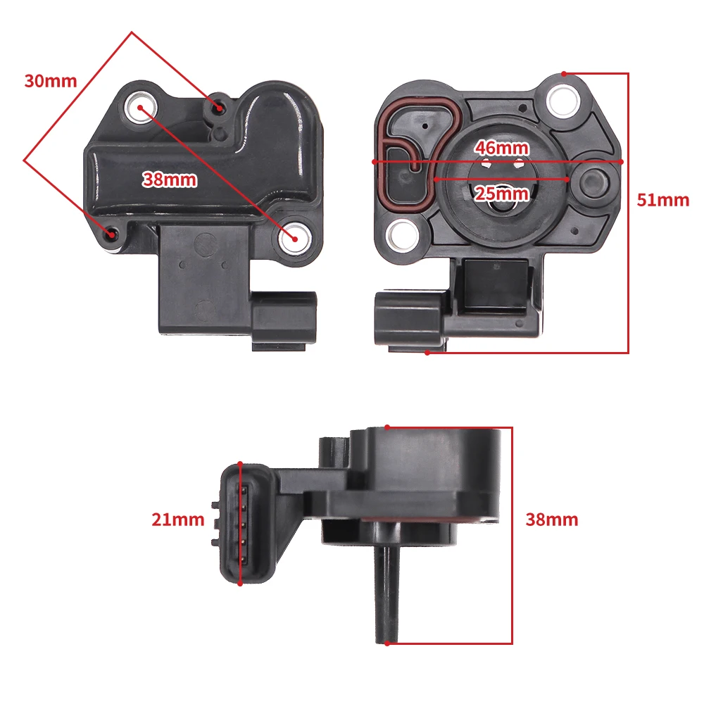 For Yamaha Y15ZR LC150 Sniper 150 MX King Exciter 150 Throttle Position Sensor TPS Replaces 2ND-E3750-00