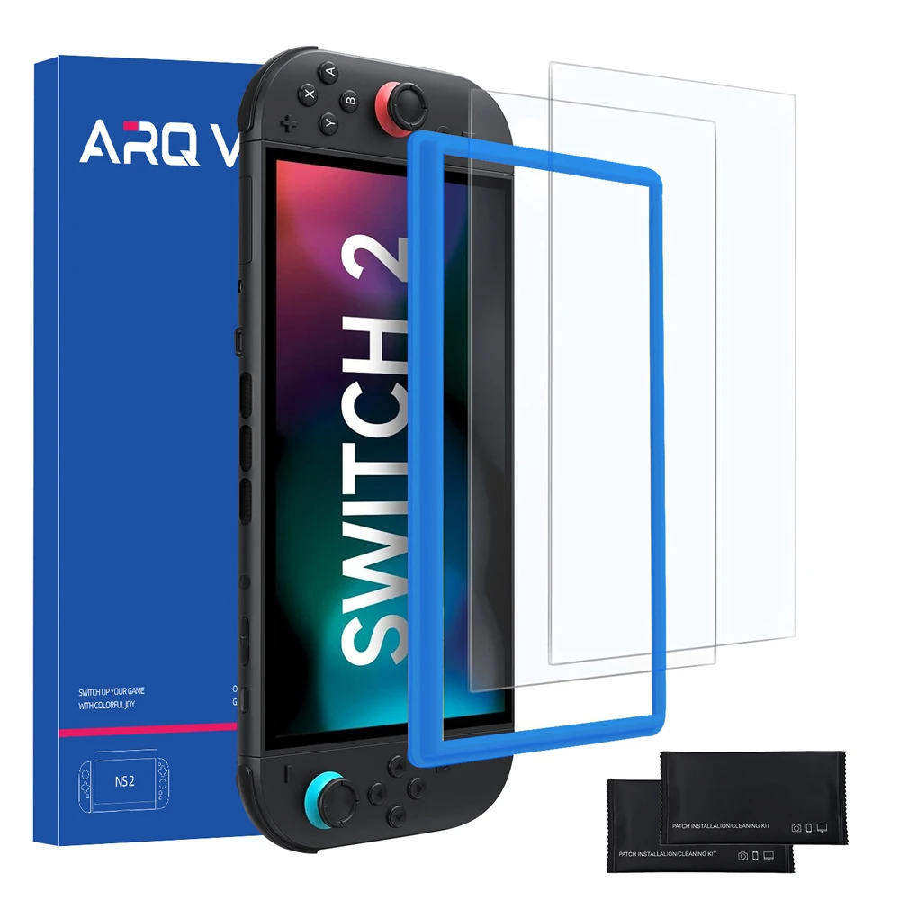 

for Switch 2 Tempered Glass Ultra HD Anti Blue Light Screen Protector Films 9H Hardness Tempered Glass Ultra-Clear Tempered Film