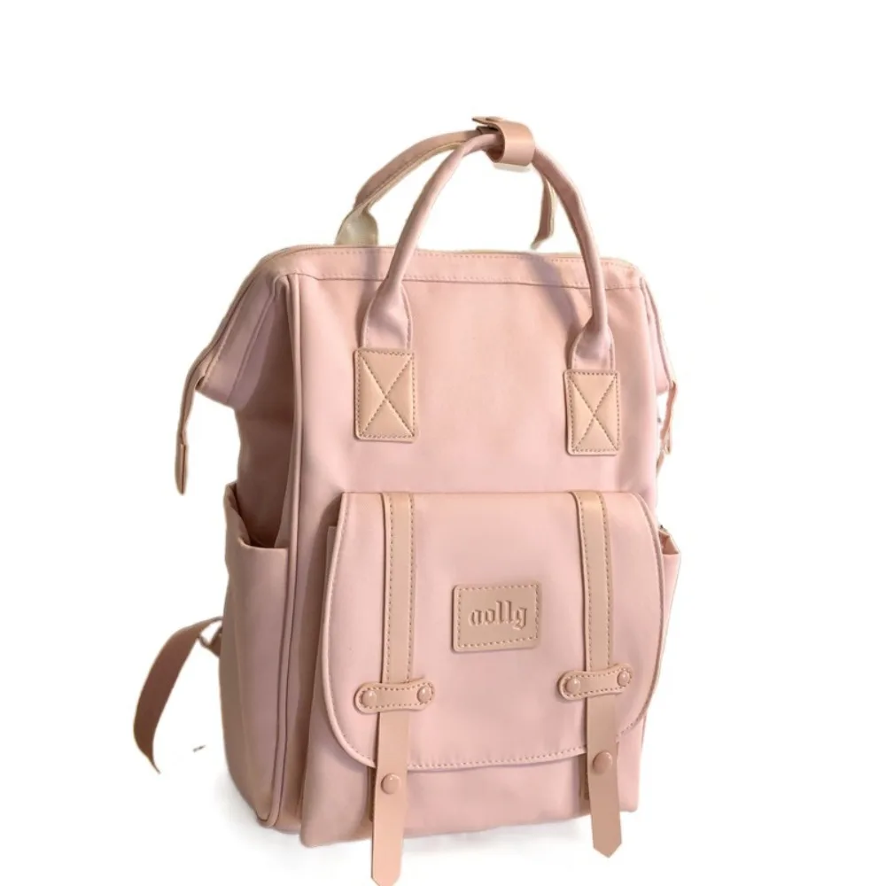 

Nylon Mommy Backpack Large Capacity Anti Splash Water Baby Diaper Bag Wear-resistant Multifunctional Mommy Shoulder Bag Travel