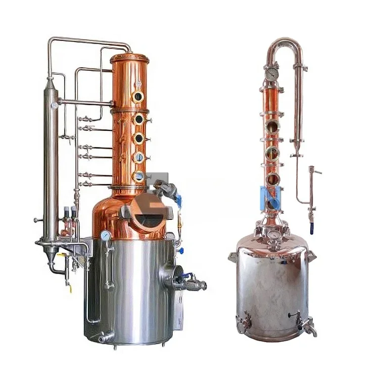 

50L 100L 200L copper distiller boiler whisky wine Gin Vodka Brandy alembic Home Alcohol Distillation Moonshine pot still