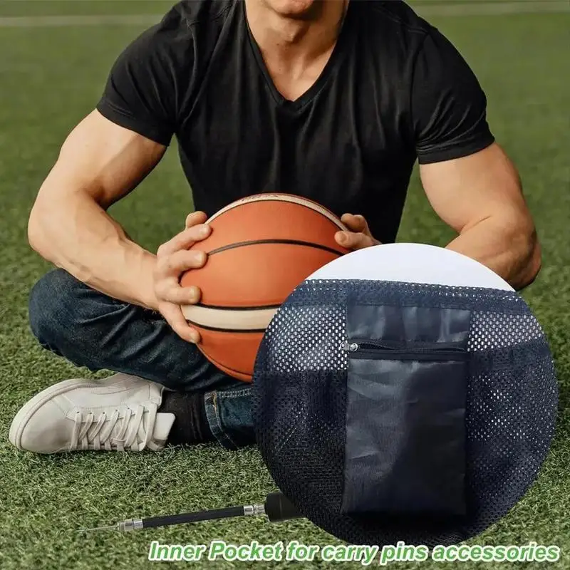 Single Ball Bag Mesh Ball Bag Sport Equipment Breathable Tote Bag For Carrying Basketball Volleyball Soccer Football Balls