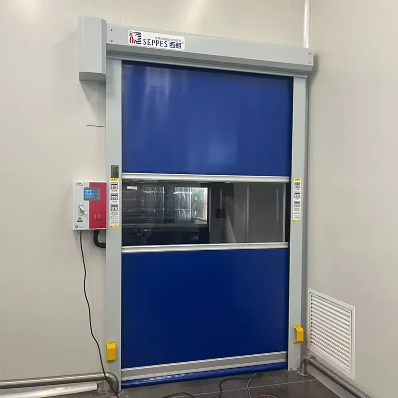 2026 Warehouse Flexible Rapid Roller Doors Modern Design PVC High Speed Door Smart Industrial Fast Door with Servo Control