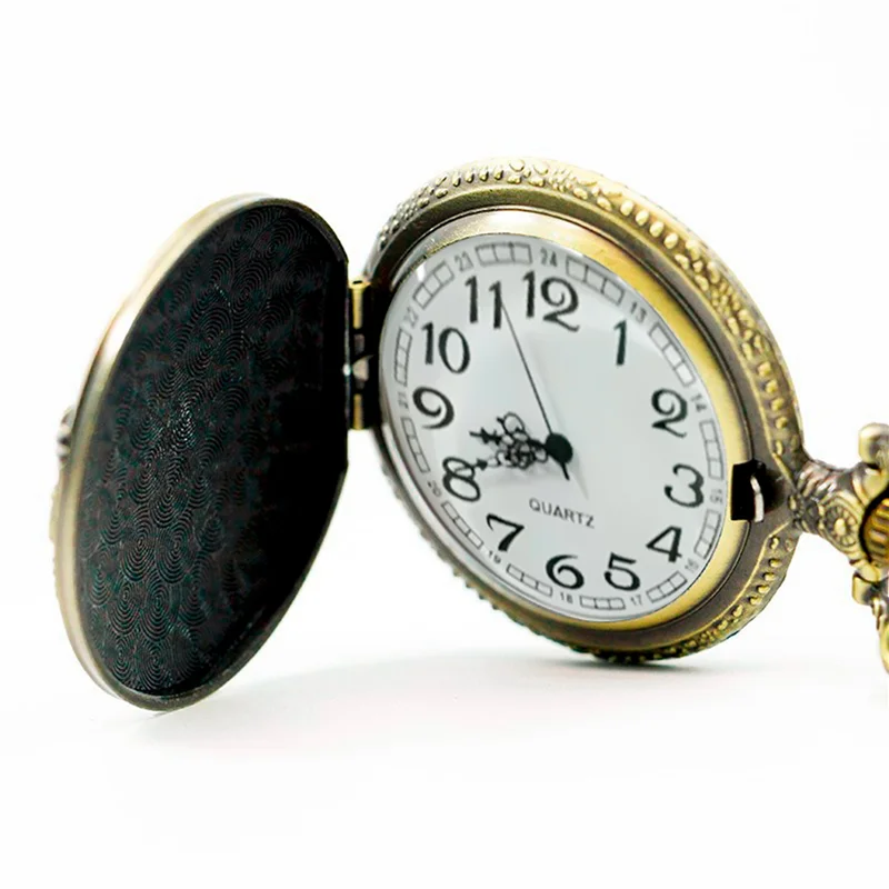 

Shop Now Large bronze embossed Chinese style nostalgic retro big dragon pocket watch