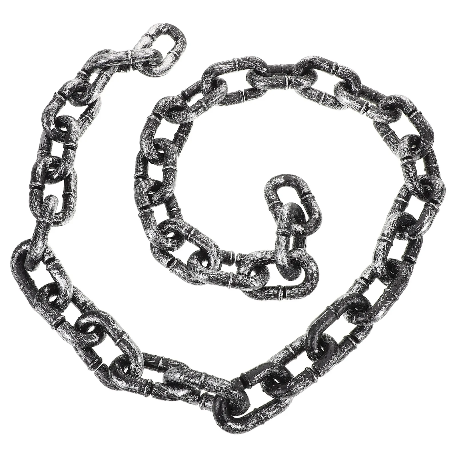 

Halloween Plastic Chain Fake Chains Props 151.5cm Plastic Links Haunted Decoration Spooky Costume Accessories Party Decor
