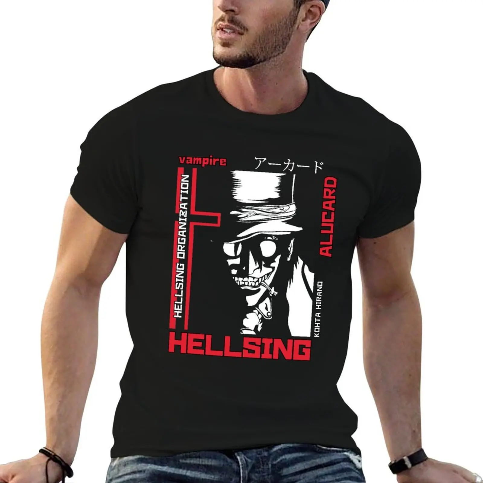 Hellsing T-Shirt Big and Tall Short Sleeve Tee