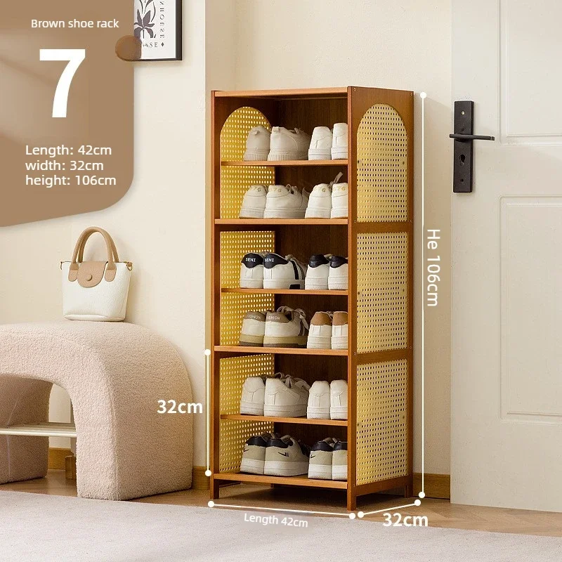 

Modern Shoe cabinet home door multi-layer baffle shoe rack home storage simple shoe cabinet