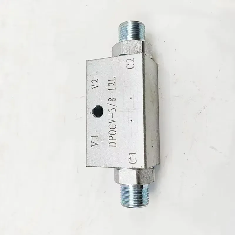 Small hydraulic lock valve two-way cylinder pressure lock check valve oil top stop valve