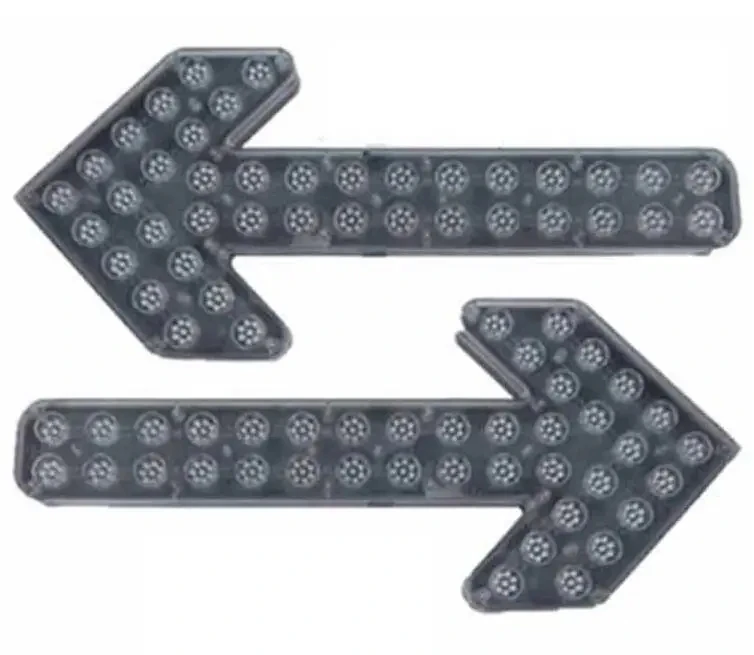 2PCS 23W Amber Led Car Arrow-Oriented strobe warning Light,Arrow direction signal light,traffic safety Led Emergency light