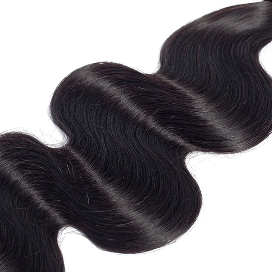 Miss Rola Body Wave Haarweb bündel mit Verschluss 100% menschliches Haar natürliche Farbe brasilia nische Remy Haar verlängerung Doppels chüsse