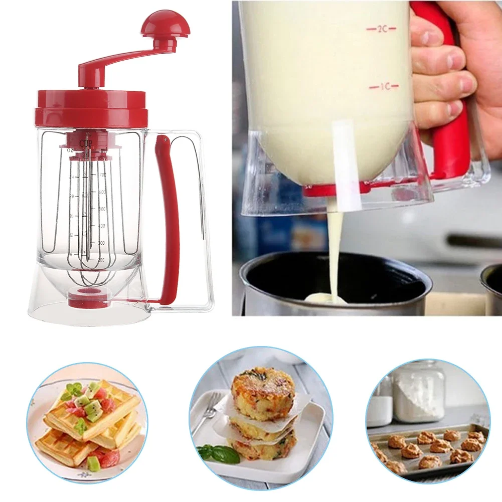 

Measuring Cup Dispenser Pastry Utensil Hand Mixing Dispenser Pancake Cookie Cooking Gadgets for Kitchen Baking Accessories Mold