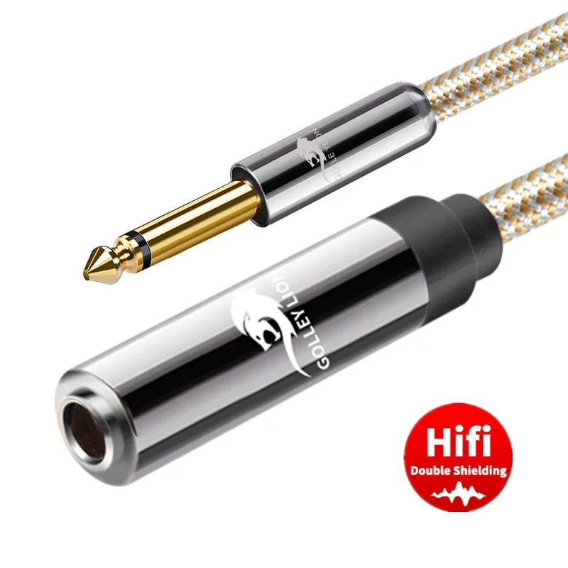 

Кабель-удлинитель Hi-Fi для гитарного микрофона, 1/4 дюйма, 6,35 мм