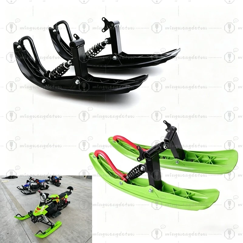 Sand Buggy Snow Modification Triangular Track, Durable Ski Board Snow Wheel for ATV Four Wheeler