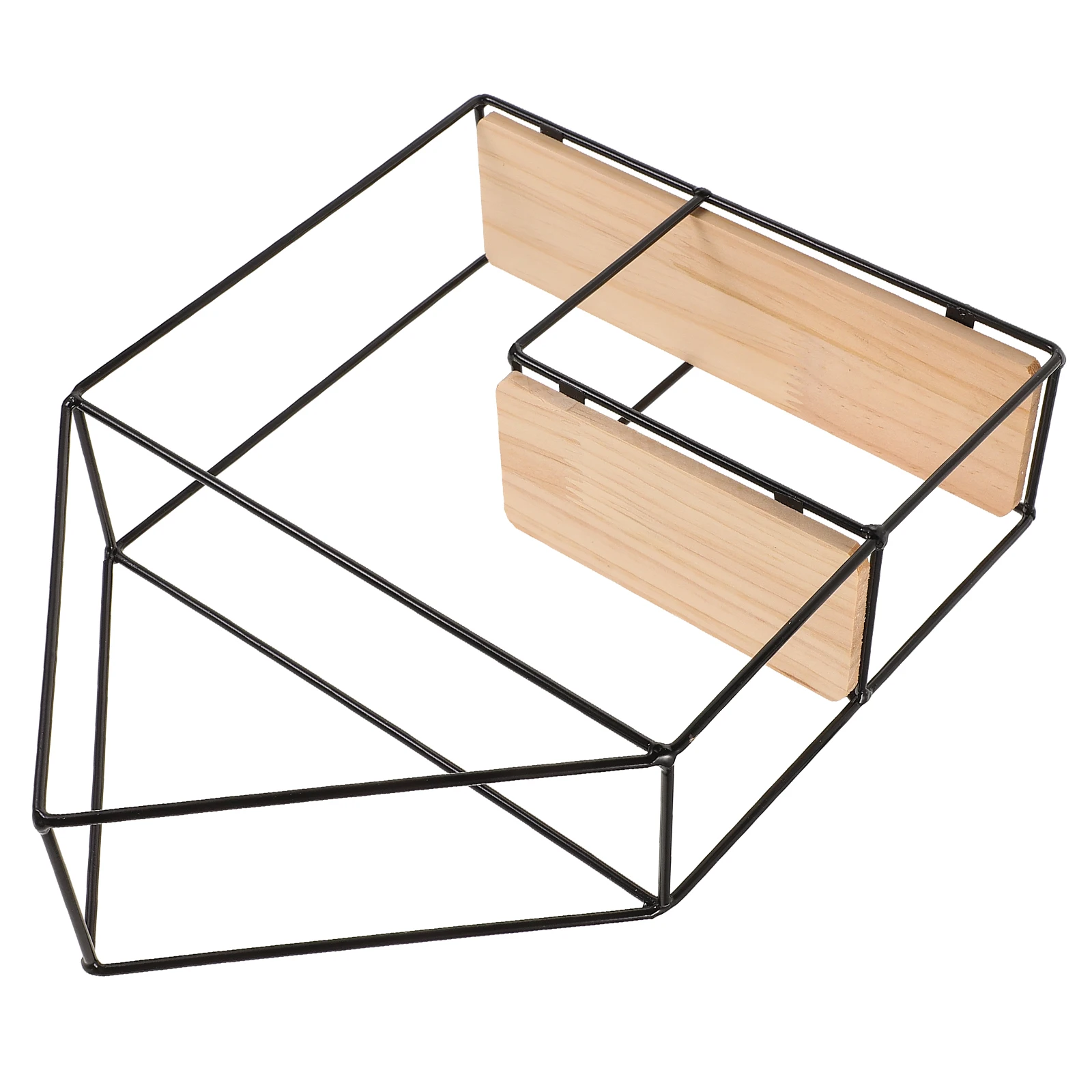 

Iron Wall Shelf Double layer Cabin Gold Bedroom Hanging Decoration Storage Rack Kitchen Bathroom ganization
