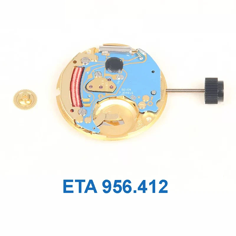 New Swiss Original ETA 956.412 Movement 956412 Quartz Movement Date At 3 Watch Movement Accessories