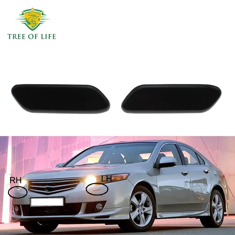 Front Bumper Headlight Headlamp Washer Nozzle Cover Cap For Honda Accord Europe Spirior CU1 CU2 2008 2009 2010 2011 2012