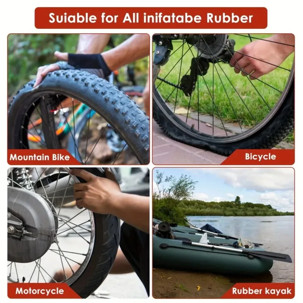 Tragbares Selbstklebendes Motorrad-Reifenreparaturset mit Hebeln für Motorroller-Reparaturen – Detail 7
