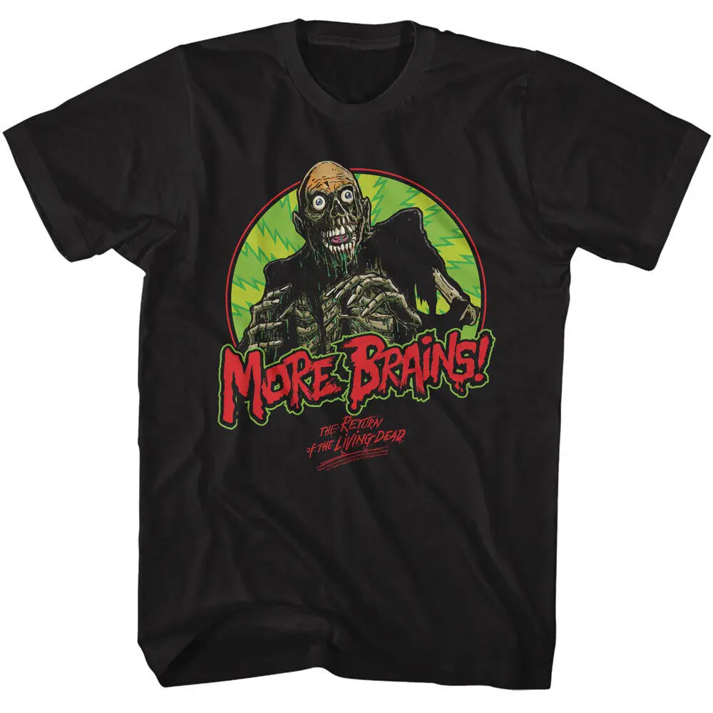 

Return Of The Living Dead Movie Tarman More Brains Men's T Shirt Scary Merch