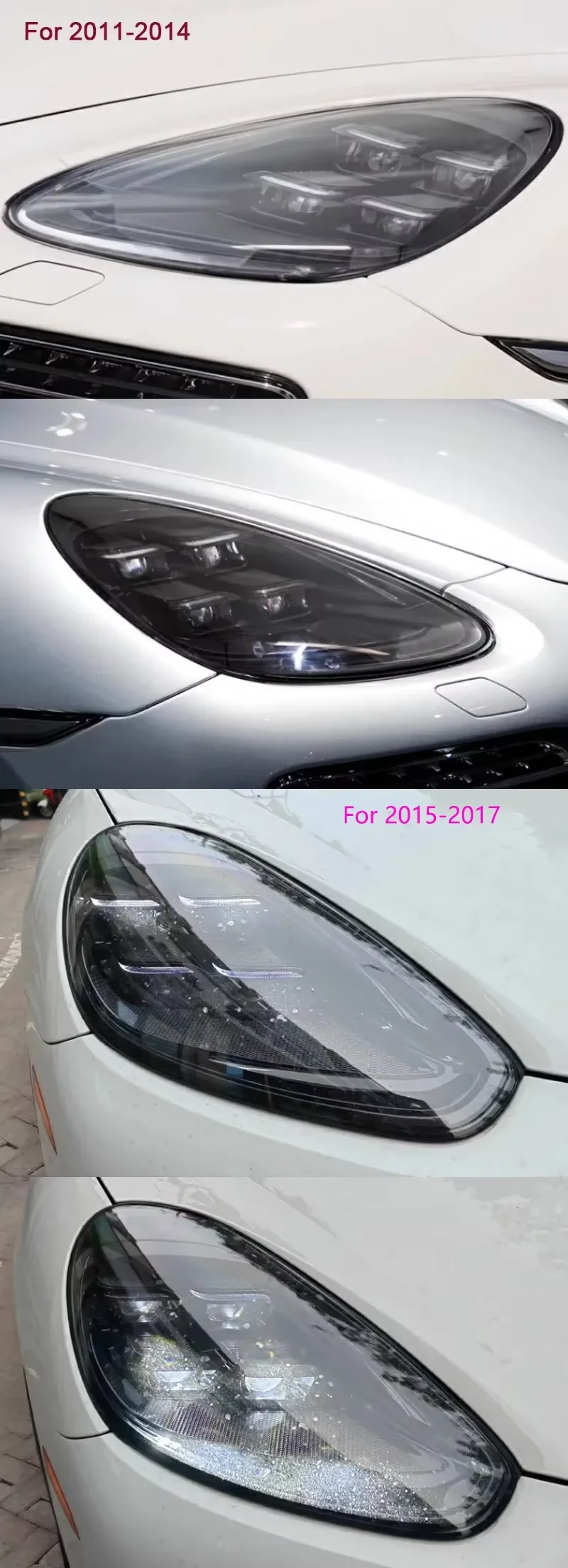 Auto-Autozubehör für Porsche Cayenne 2011–2018 958.1 958.2 Scheinwerfer, neues Upgrade 2024, LED-Matrix-Stil-Scheinwerfer