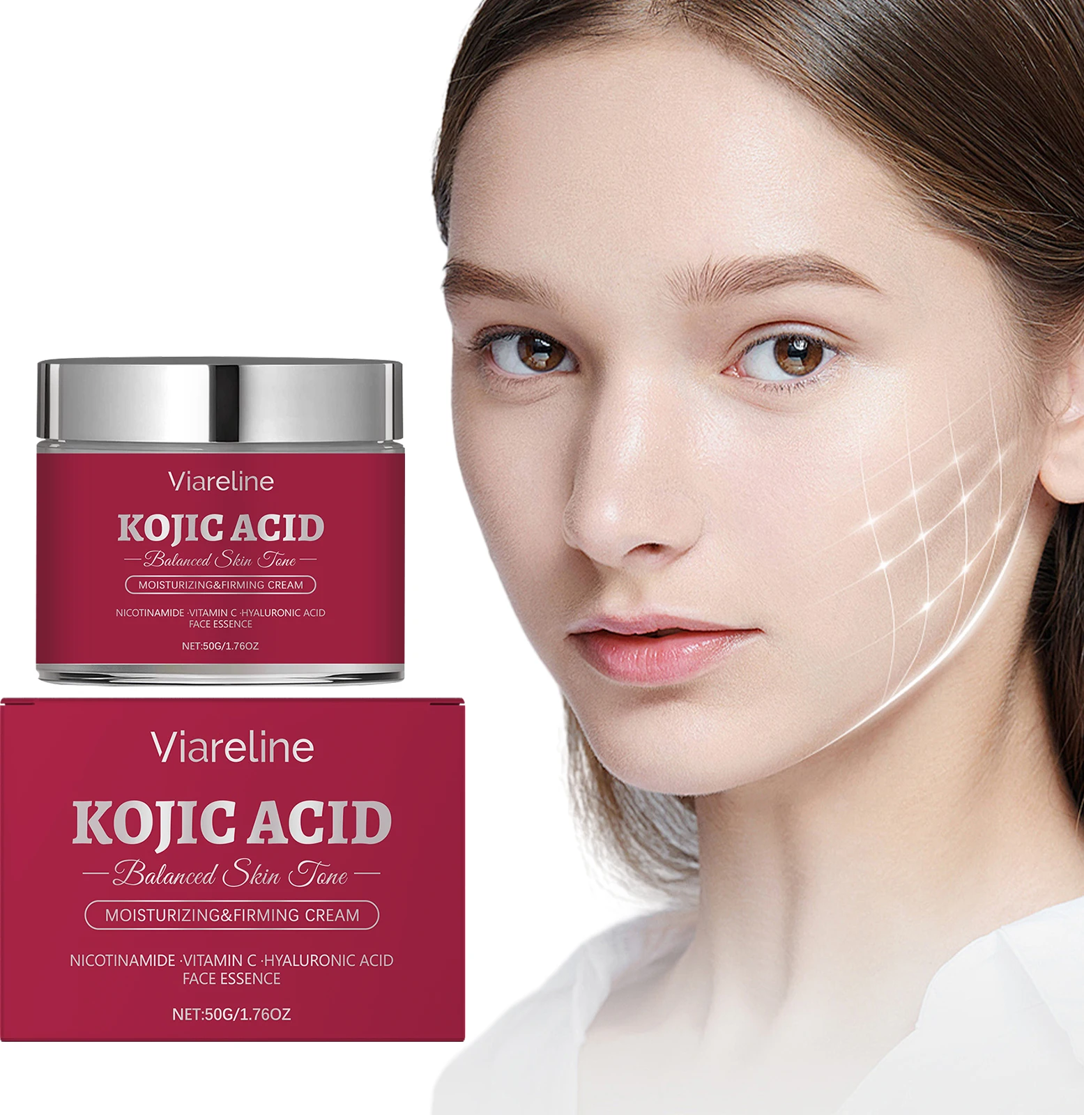 

Brightening and cream Gentle soft facial skin