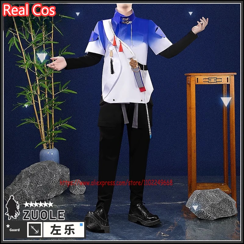 

[Customized] Arknights Zuo Le Cosplay Costume Zuole Cos Game Anime Party Uniform Hallowen Play Role Clothes Clothing Men Outfits