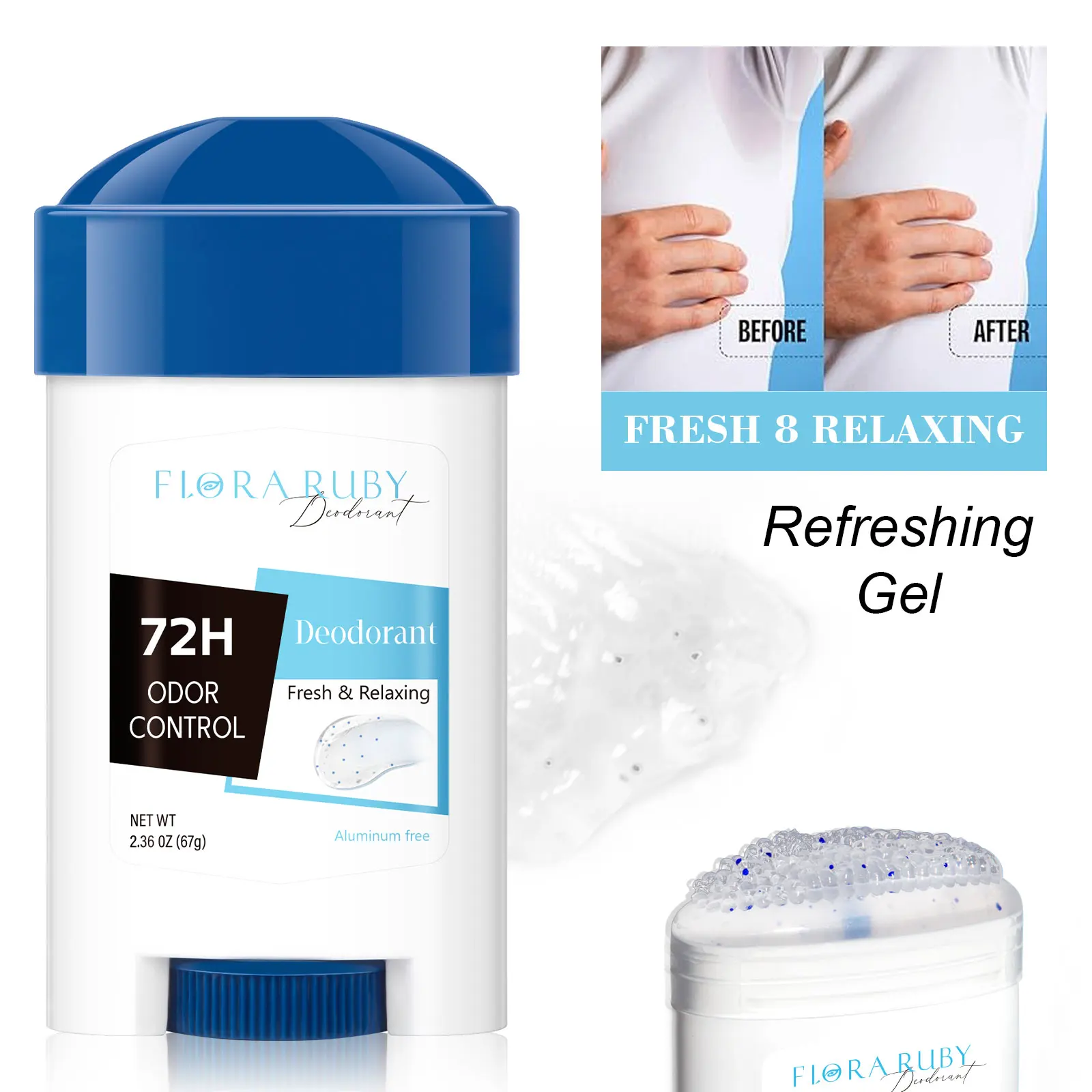 

Refreshing Body Odor Remove Long-Lasting Deodorant Cream Underarm Bad Smell Sweating Removal Armpit Deodorant Body Care 2PCS/Set