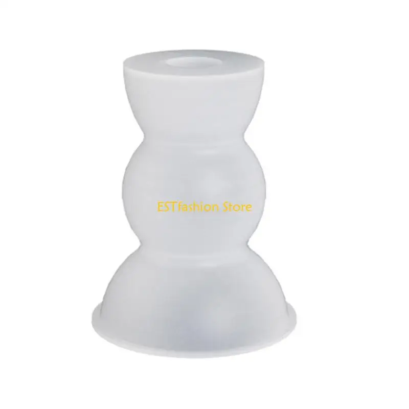 Y5GC Semicircle Mirror Holder Resin Molds Tray Silicone Molds for Resin Epoxy Casting Mold for DIY Candlestick Jewelry