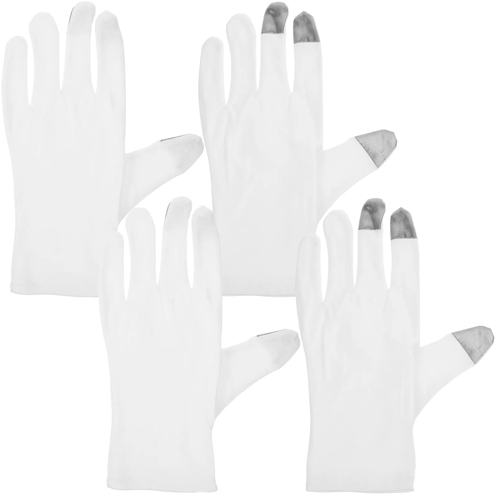 

2Pairs Thin Cotton Gardening Gloves Touch Screen Compatible Lightweight Breathable Non-Slip Working Gloves for Yard Work