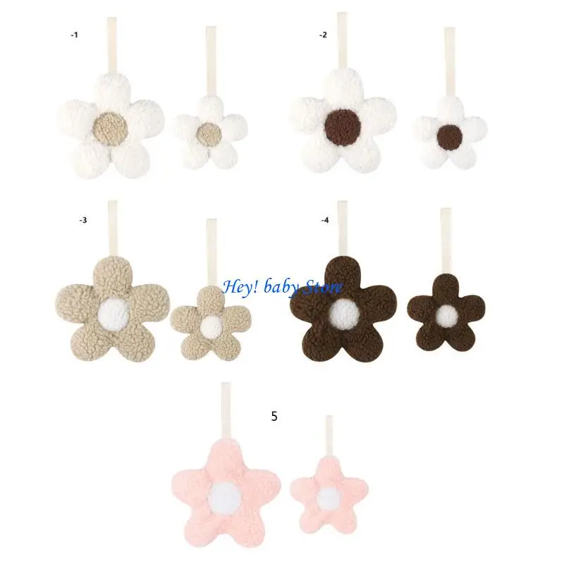 

Q1FE Flower Fantasy Pacifier Decoration Floral Pendant Pacifier Ornament for Babies