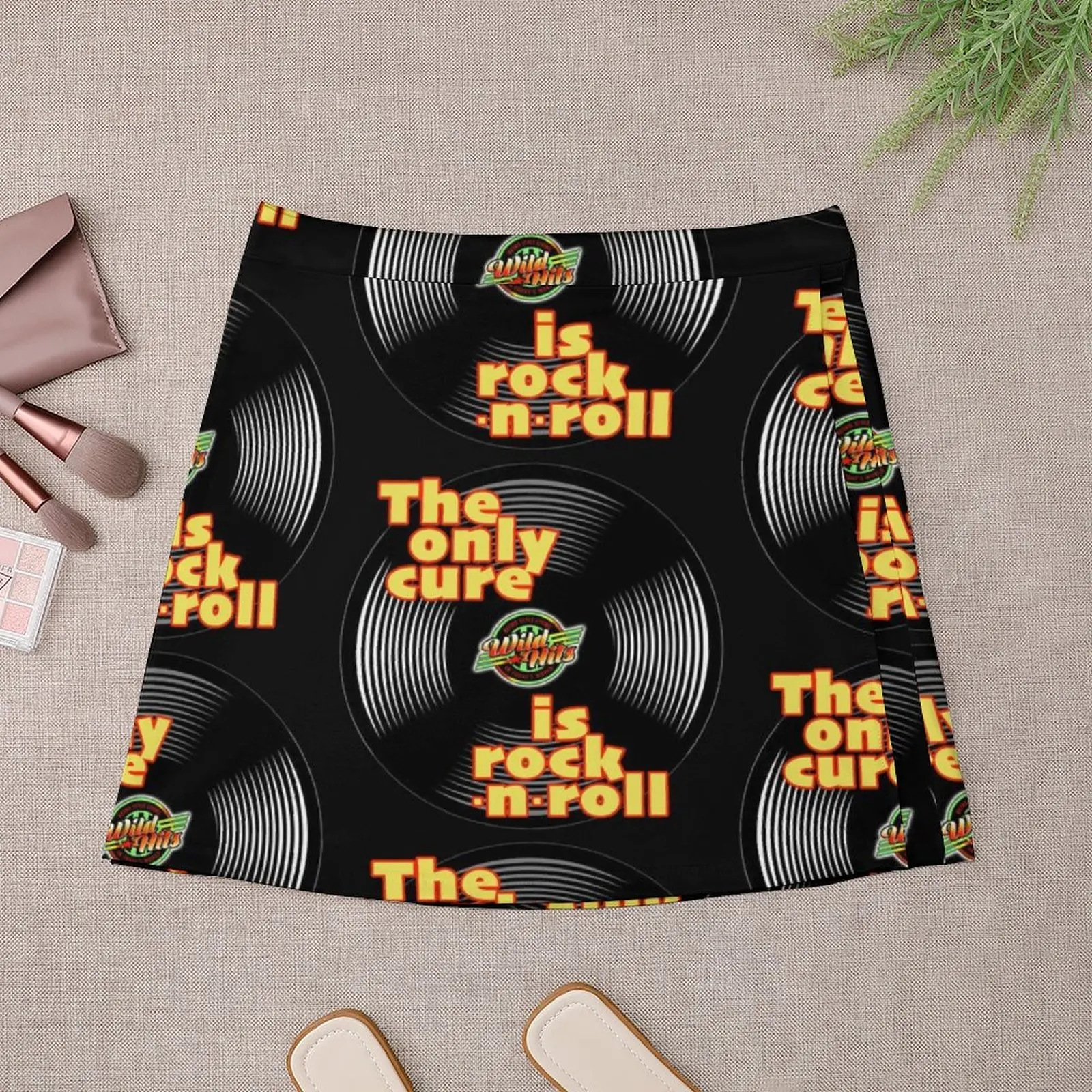 Rock N Roll Thema Retro Design Mini Rok Zomerjurk Dames 2023 Dames Zomerrokken