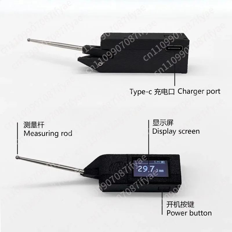 Car height measuring ruler, remote control car chassis height measuring device, tool drift/racing available, easy to carry