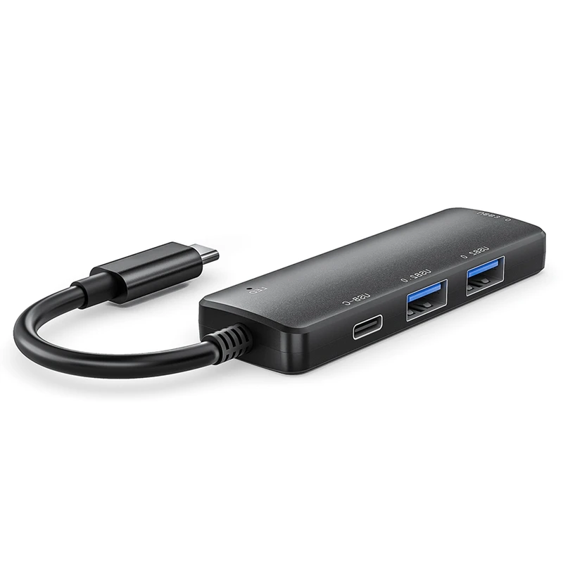 محطة إرساء للكمبيوتر المحمول ، 4 في 1 نوع محور ، مقسم USB 4 منافذ ، USB 3.0X1 ، USB 2.0X2 ، 1.2X1