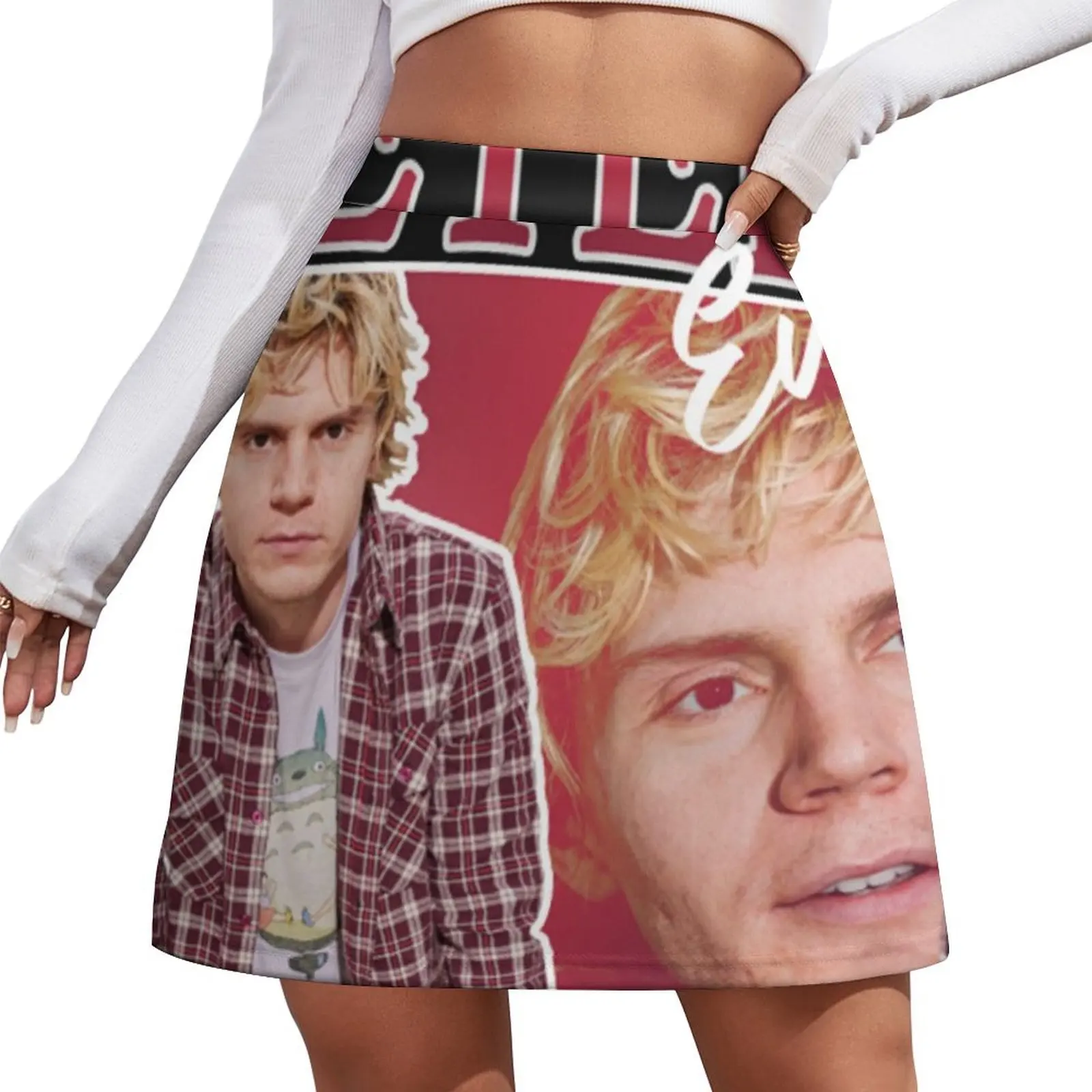 

Evan Peters Retro Mini Skirt women's clothing trend 2026 skirts for women 2026 Female clothing midi skirt for women