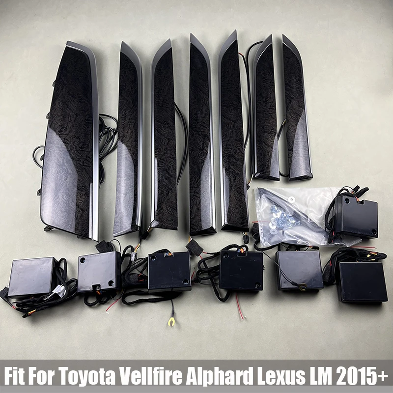 

Fit for Toyota Vellfire Alphard Lexus LM 2015 UP Full Set Car Decorate Light Both Fit LHD/RHD Car Inter Door Ambient Light