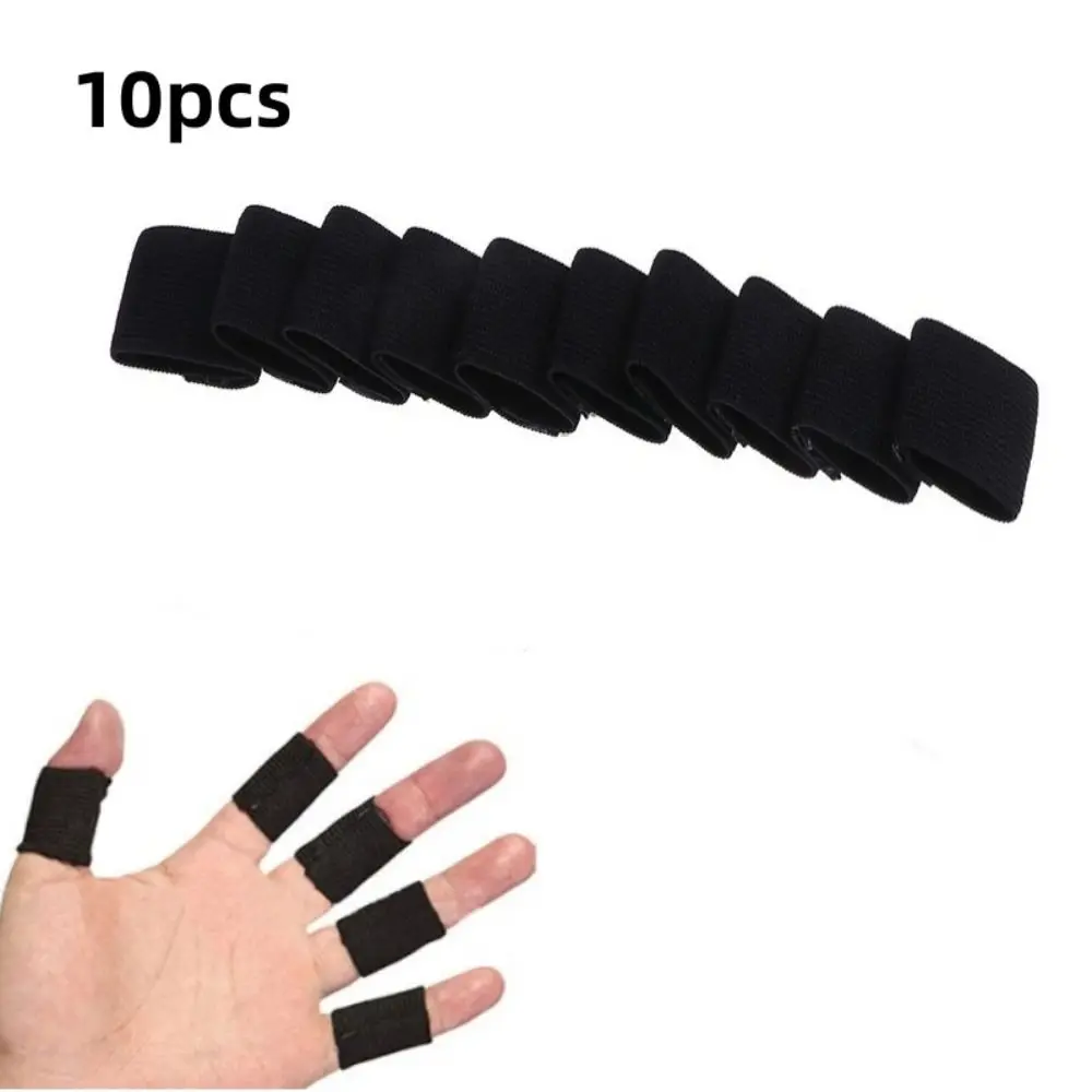 Proteção antiderrapante do dedo, elástica e respirável, tampa do dedo para a articulação do dedo, alívio da dor, 10pcs