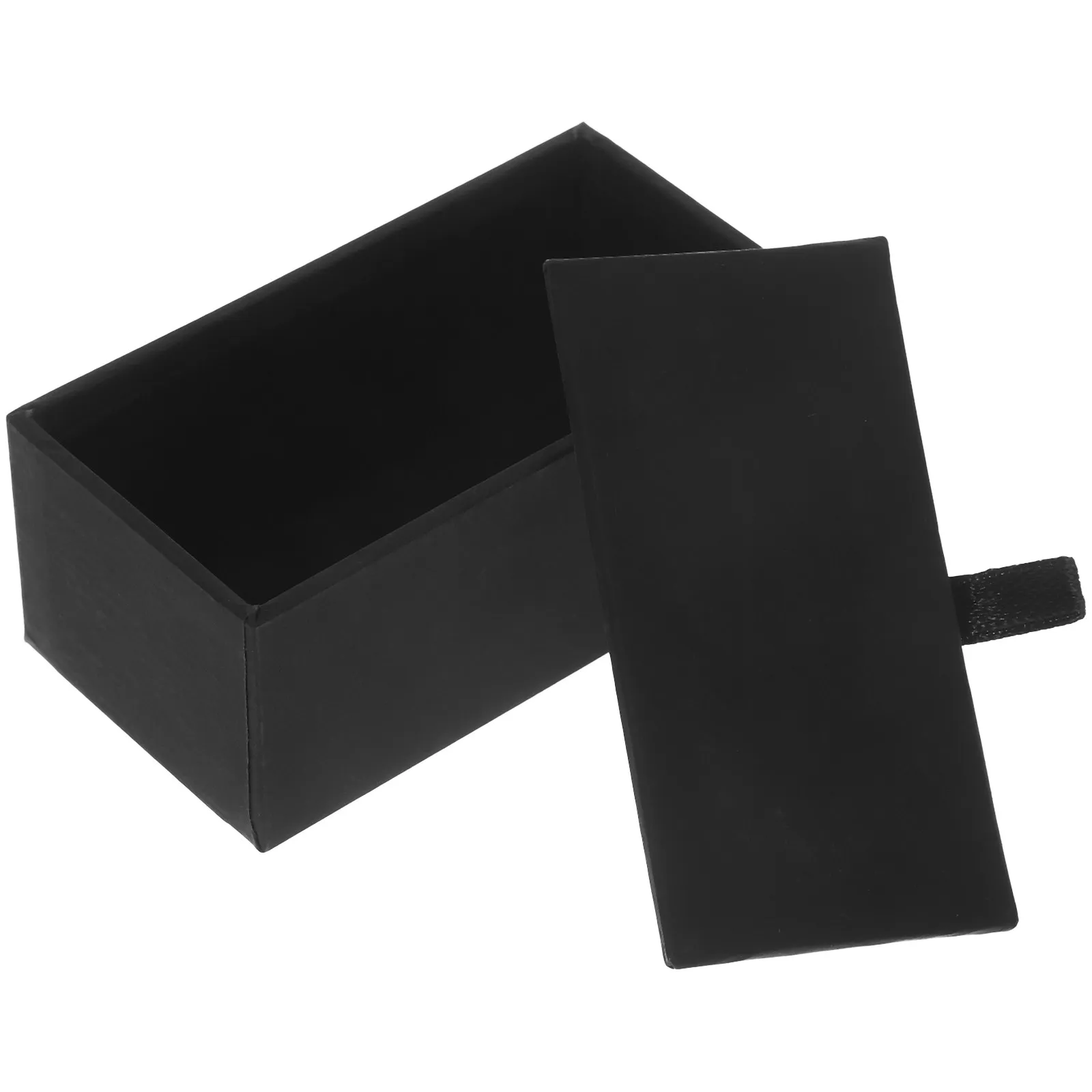 

Cufflink Box Black Large Capacity Portable Organizer Jewelry Gift Case Storage Display Elegant Packing